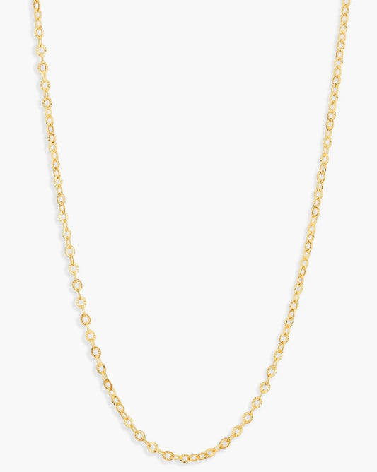 Stack with a chain necklace