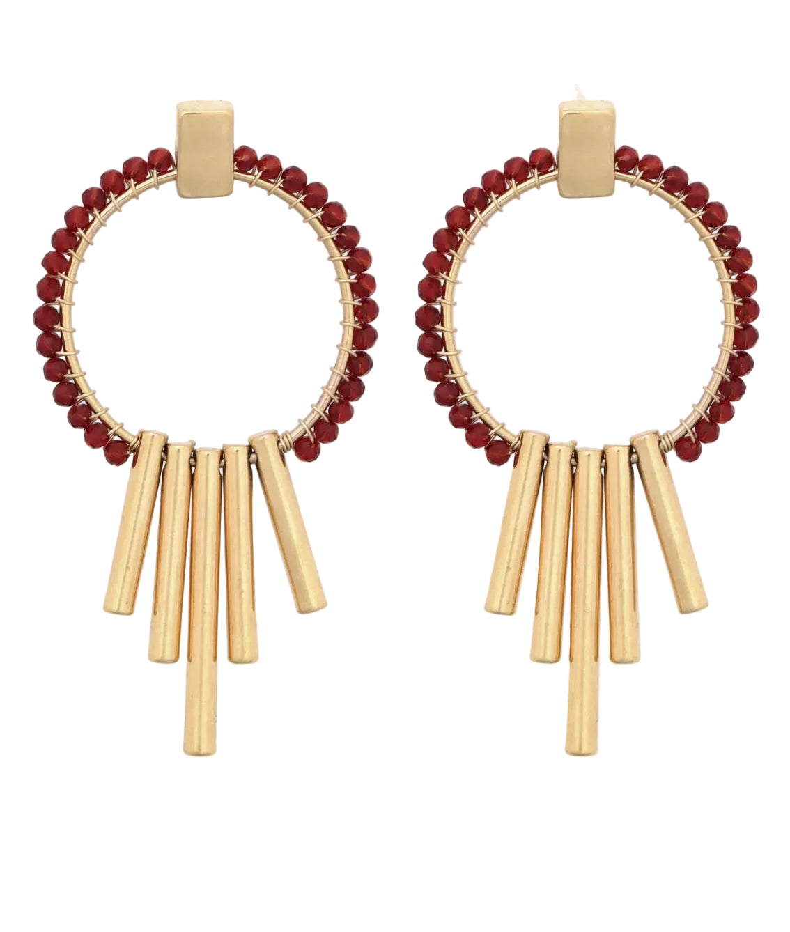 Frontal Hoop Earrings