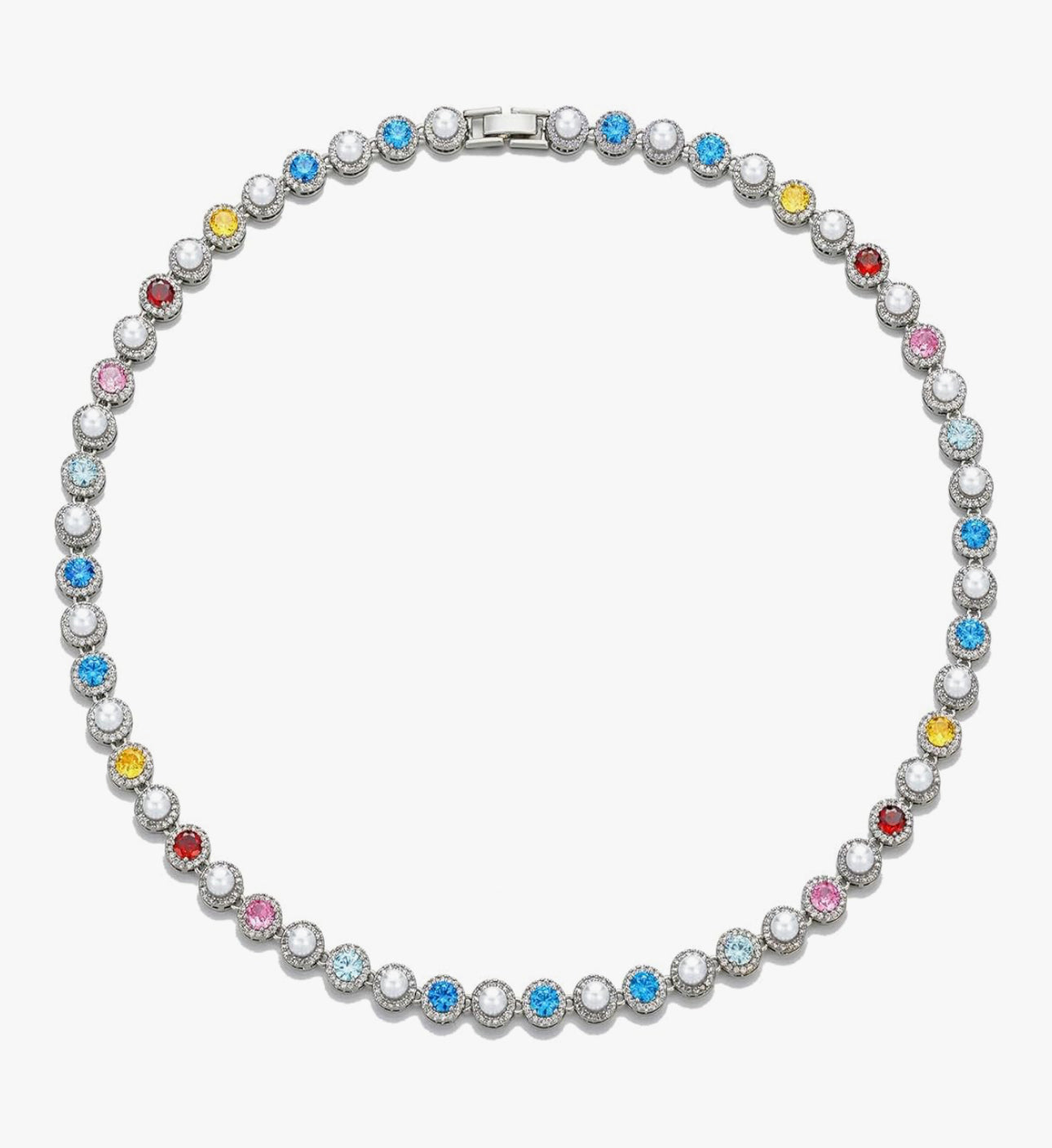 Tennis Rainbow Necklace