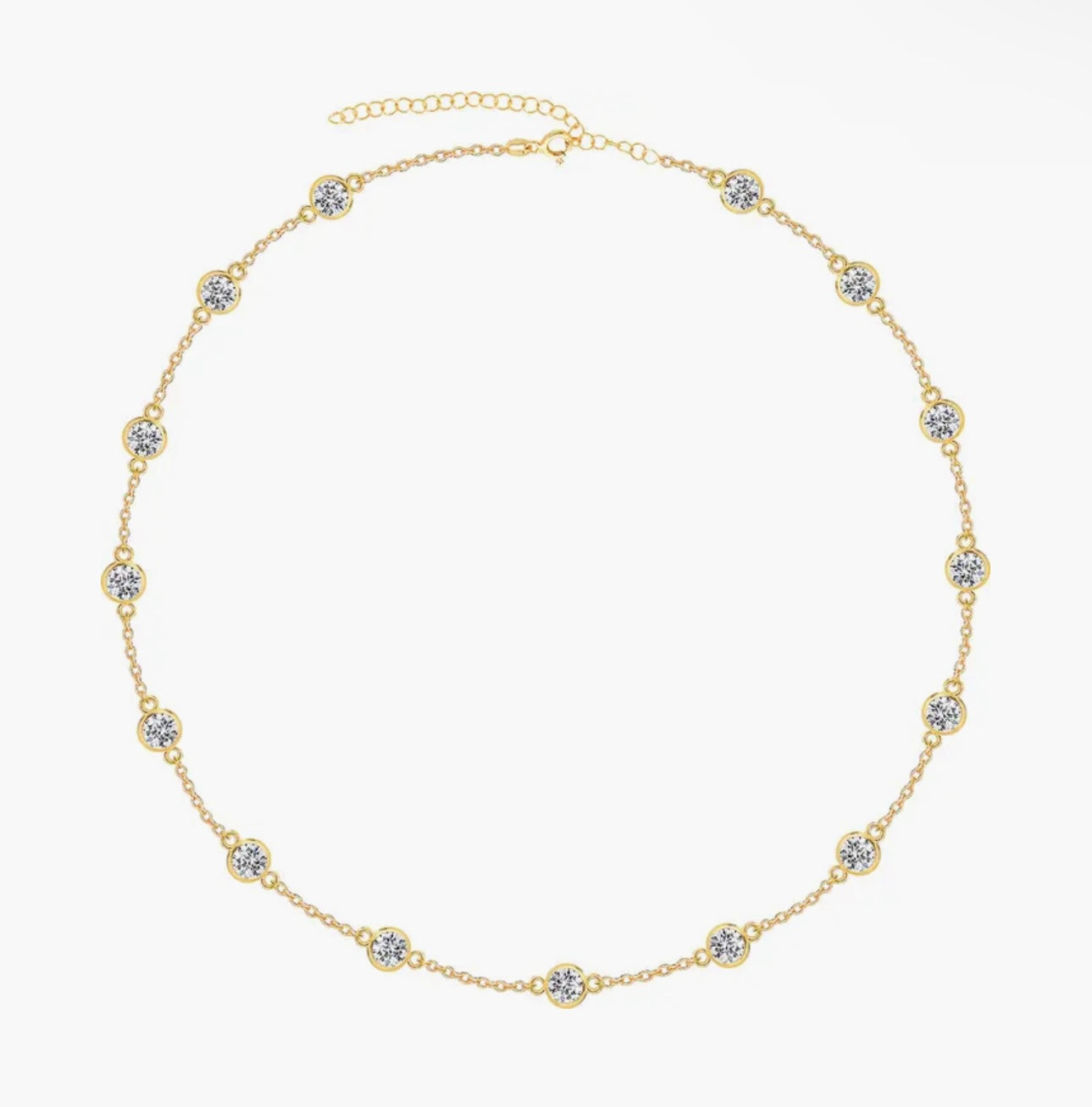 Station Chain Necklace