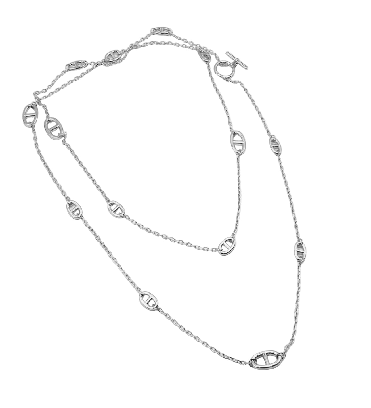 Plated Pig Nose Necklace