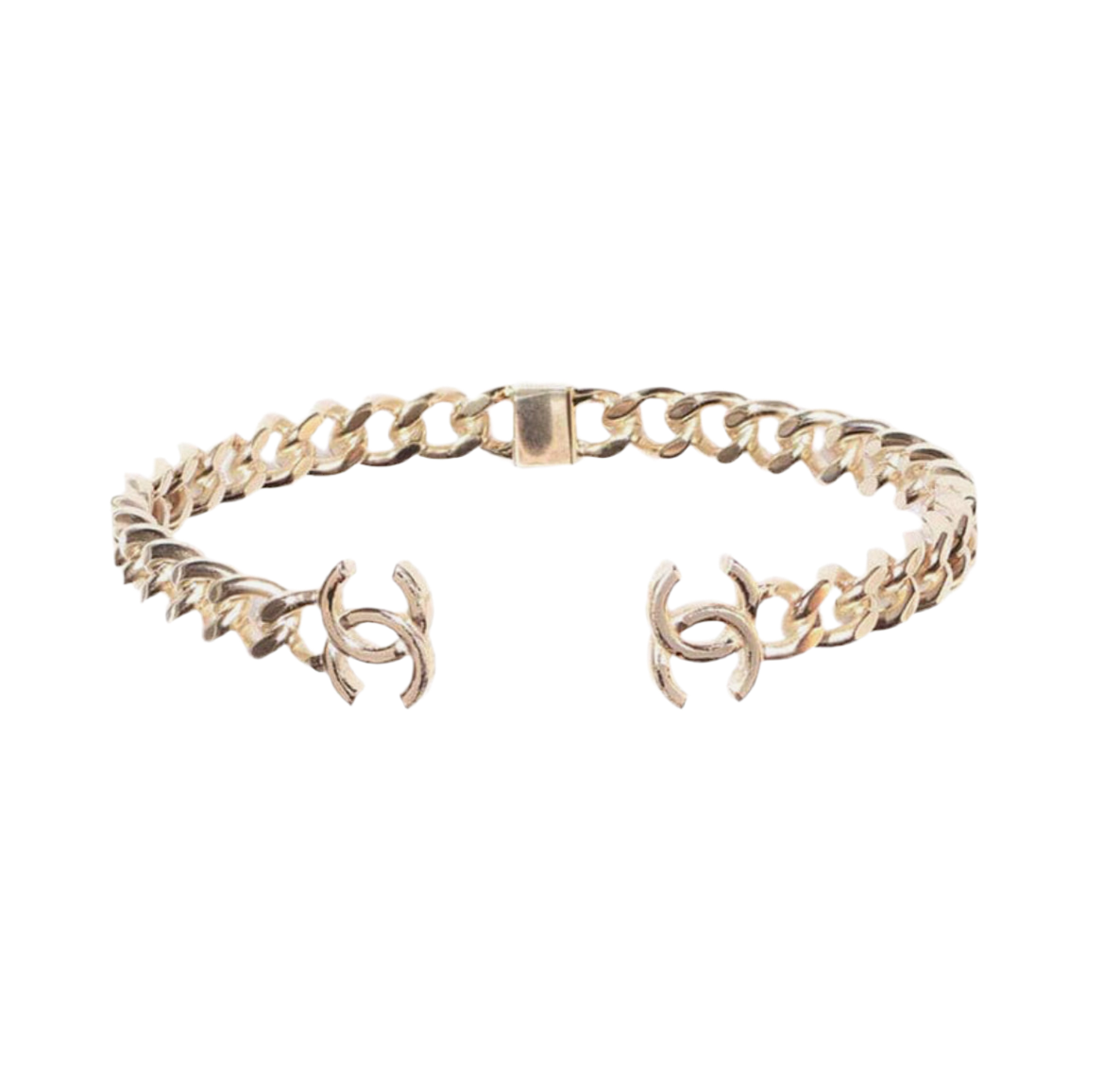 CC Cuff Logo 18K Interlocking bracelet