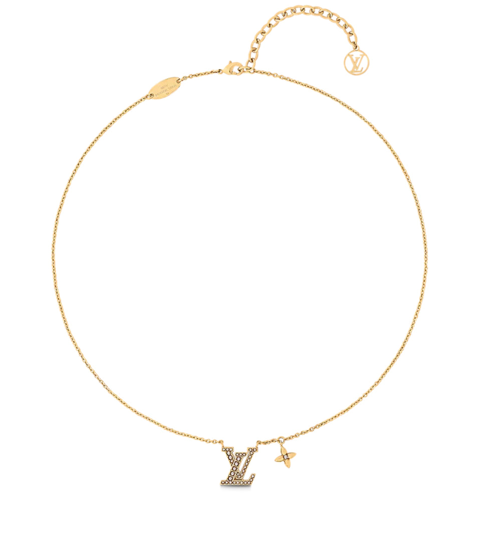 18K Plated L Gold Necklace