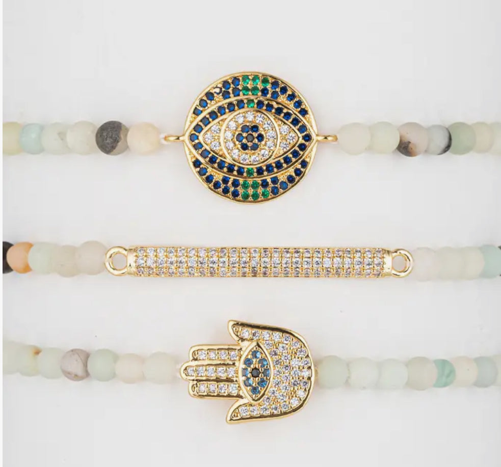 Evil Eye Hamsa Protection Bracelets