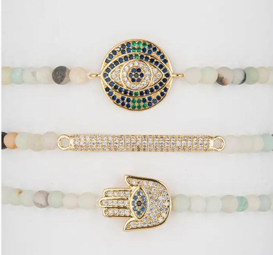 Evil Eye Hamsa Protection Bracelets