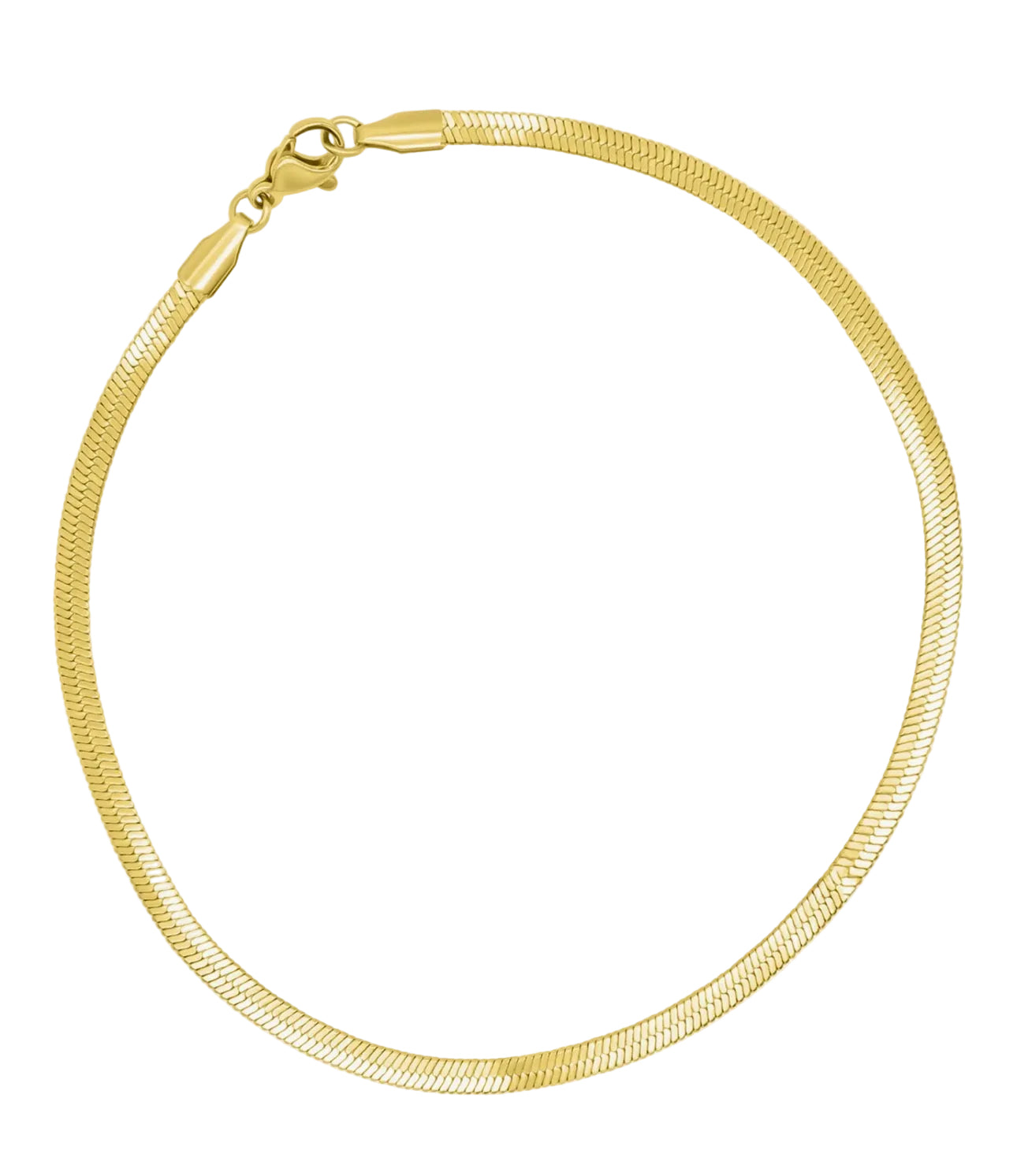 Woven  chain anklet