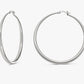 High end chic 14K Gold Plated medium hoops