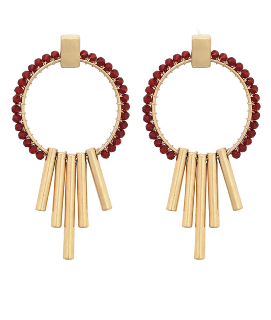 Frontal Hoop Earrings