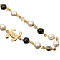 18K CC Black Pearls Necklace