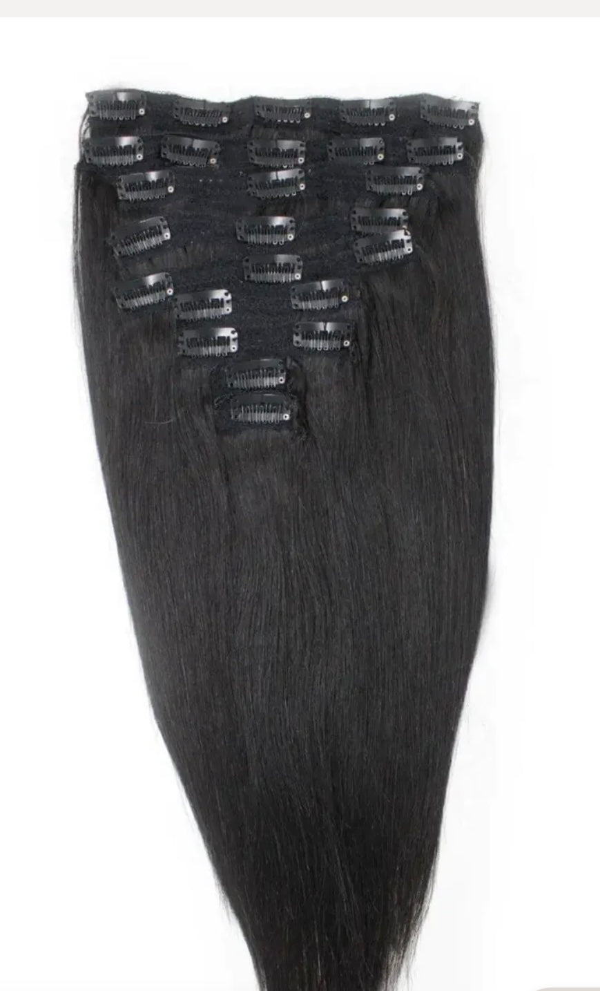 Virgin Brazilian Body Wave Clip-Ins