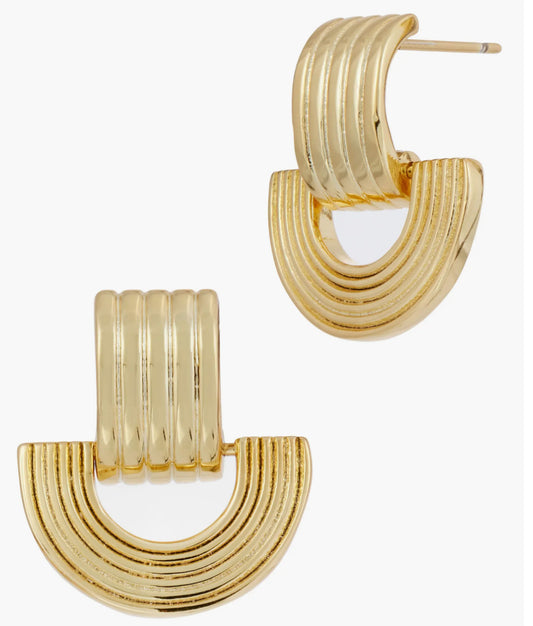 Ribbed Earrings