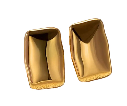 Gold Plated Statement Earrings