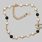18K CC Black Pearls Necklace